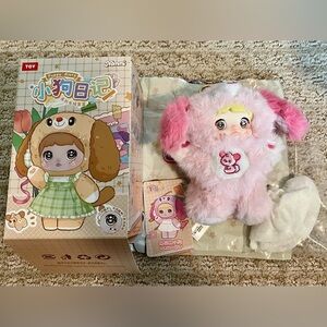 New Nommi Puppy Diary series confirmed Marshmallow pink & white with dress